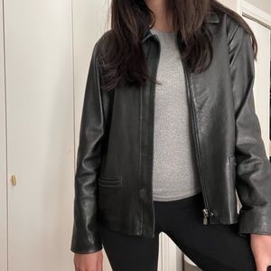 Vintage brooks brothers leather jacket